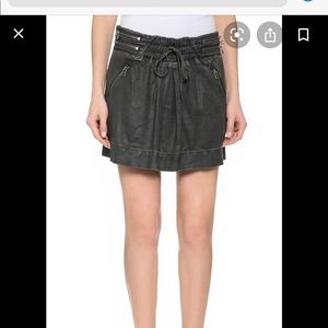 DWP Noah Coated denim skirt medium